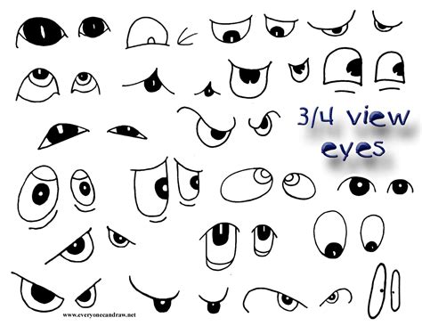 cartoon eyes drawing|easy cartoon eyes to draw.